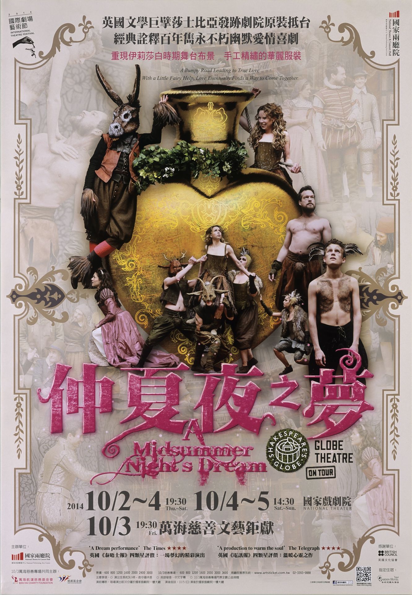 莎士比亞環球劇院《仲夏夜之夢》